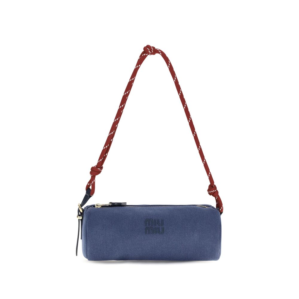 Miu Miu Blue Cotton Wallet